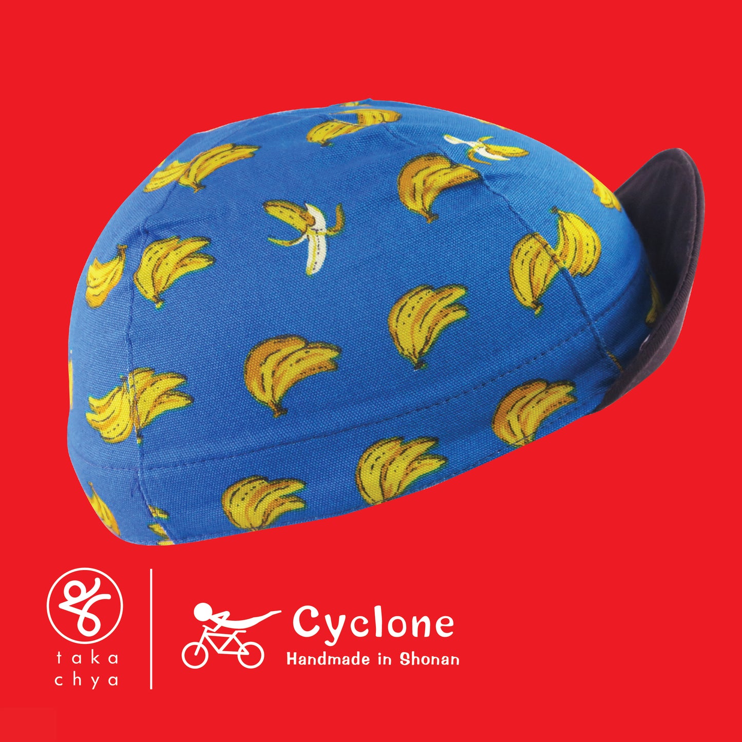 Banana Blue - Cyclone Chee Japanese Handmade Cycling Cap
