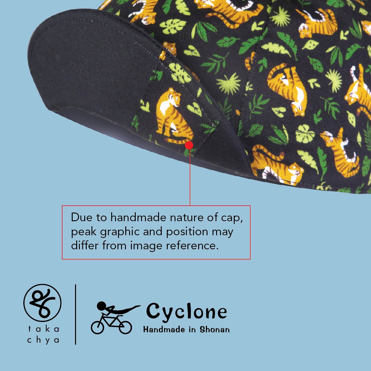 Tiger - Cyclone Chee Japanese Handmade Cycling Cap