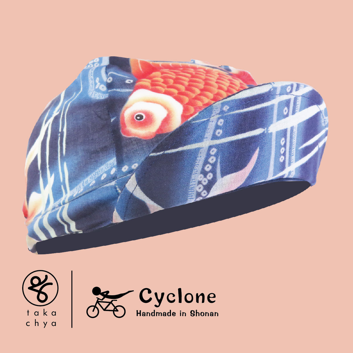 Goldfish - Cyclone Chee Japanese Handmade Cycling Cap