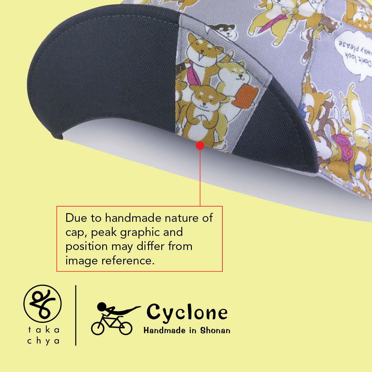 Many Shiba Inu - Cyclone Chee Japanese Handmade Cycling Cap