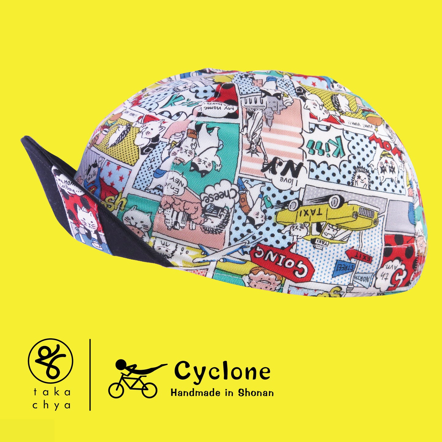 NY Cat - Cyclone Chee Japanese Handmade Cycling Cap