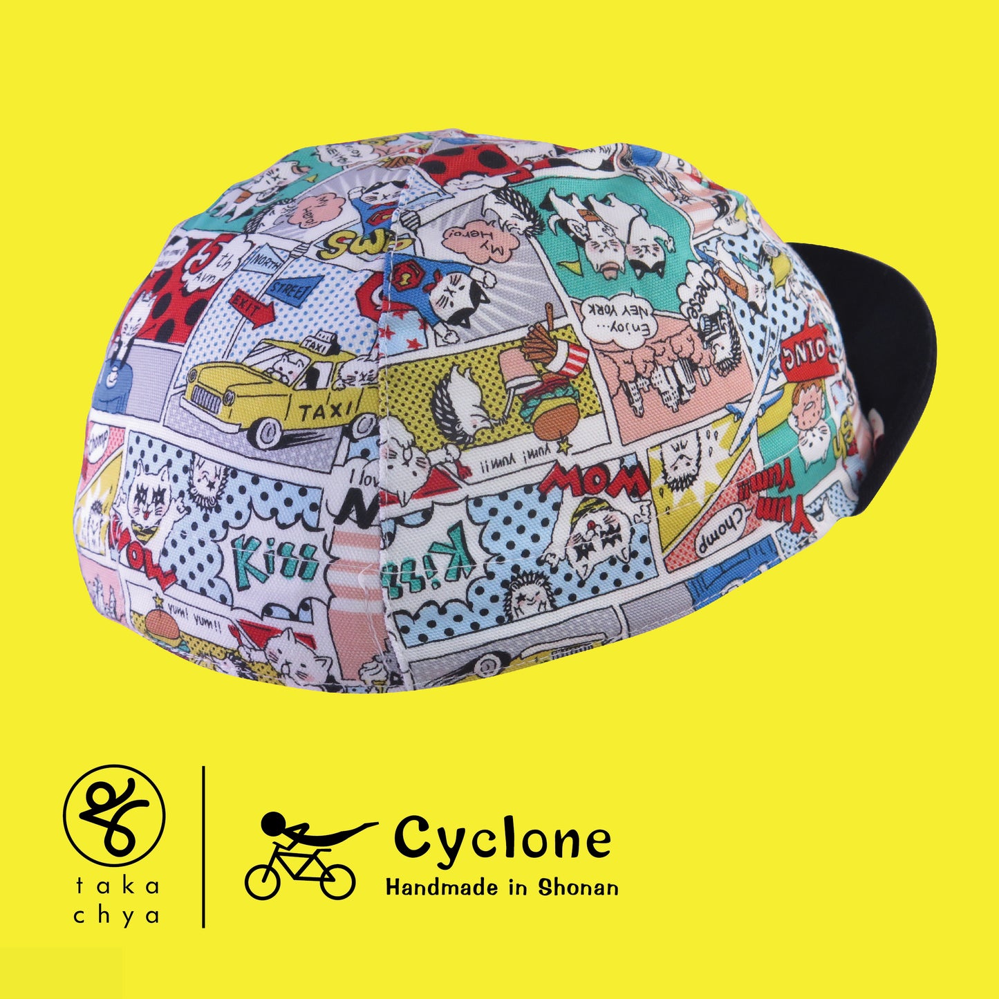 NY Cat - Cyclone Chee Japanese Handmade Cycling Cap
