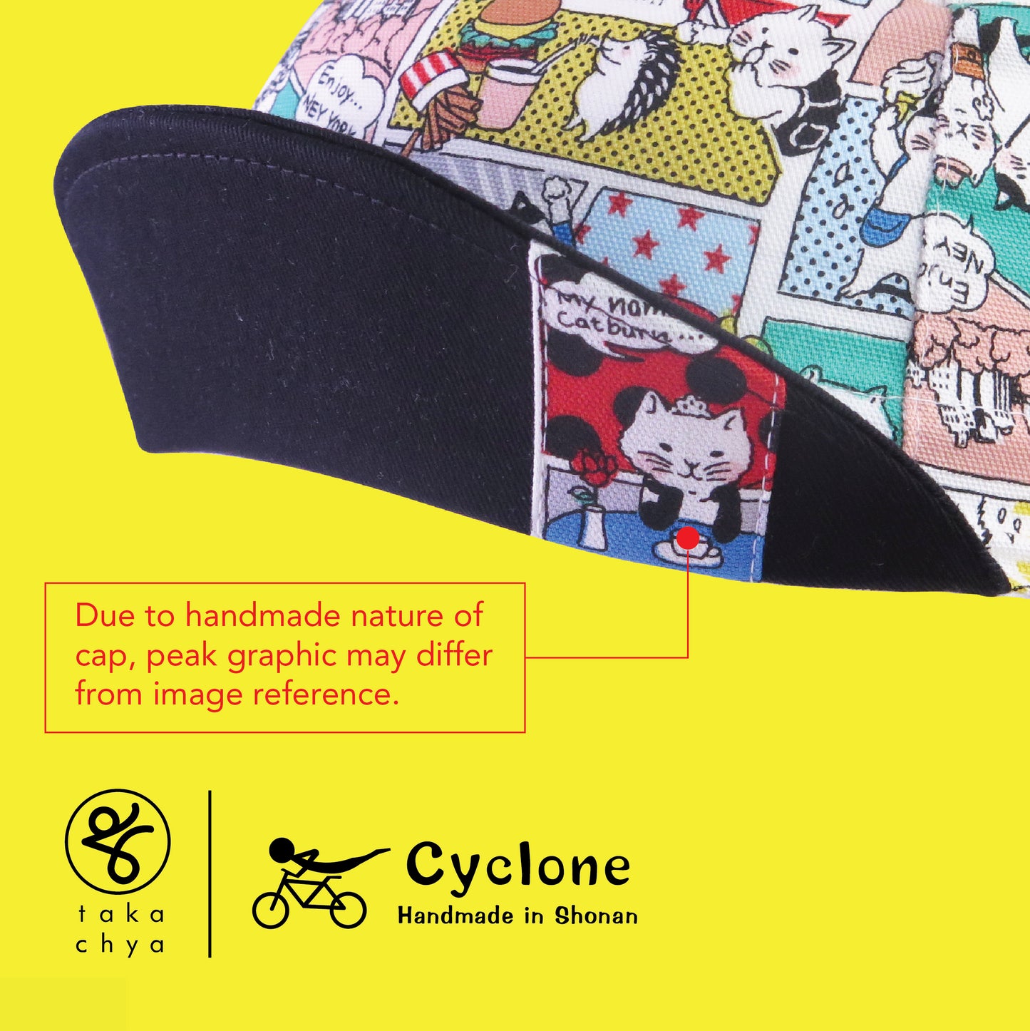 NY Cat - Cyclone Chee Japanese Handmade Cycling Cap