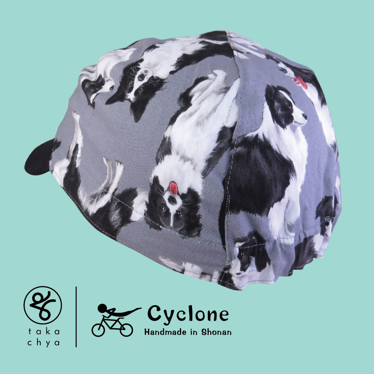 Real Border Collie - Cyclone Chee Japanese Handmade Cycling Cap