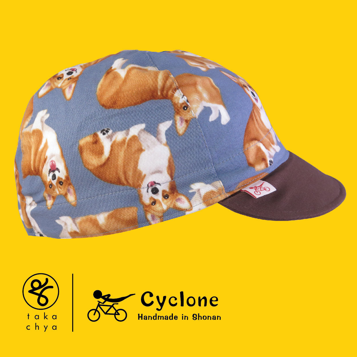 Real Corgi - Cyclone Chee Japanese Handmade Cycling Cap
