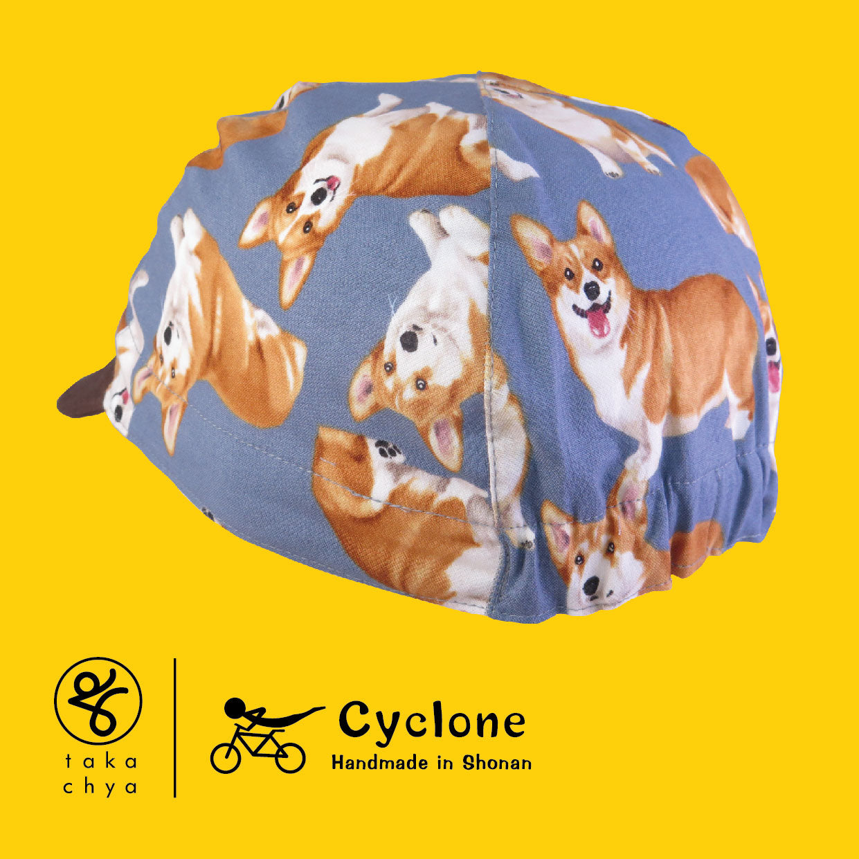 Real Corgi - Cyclone Chee Japanese Handmade Cycling Cap