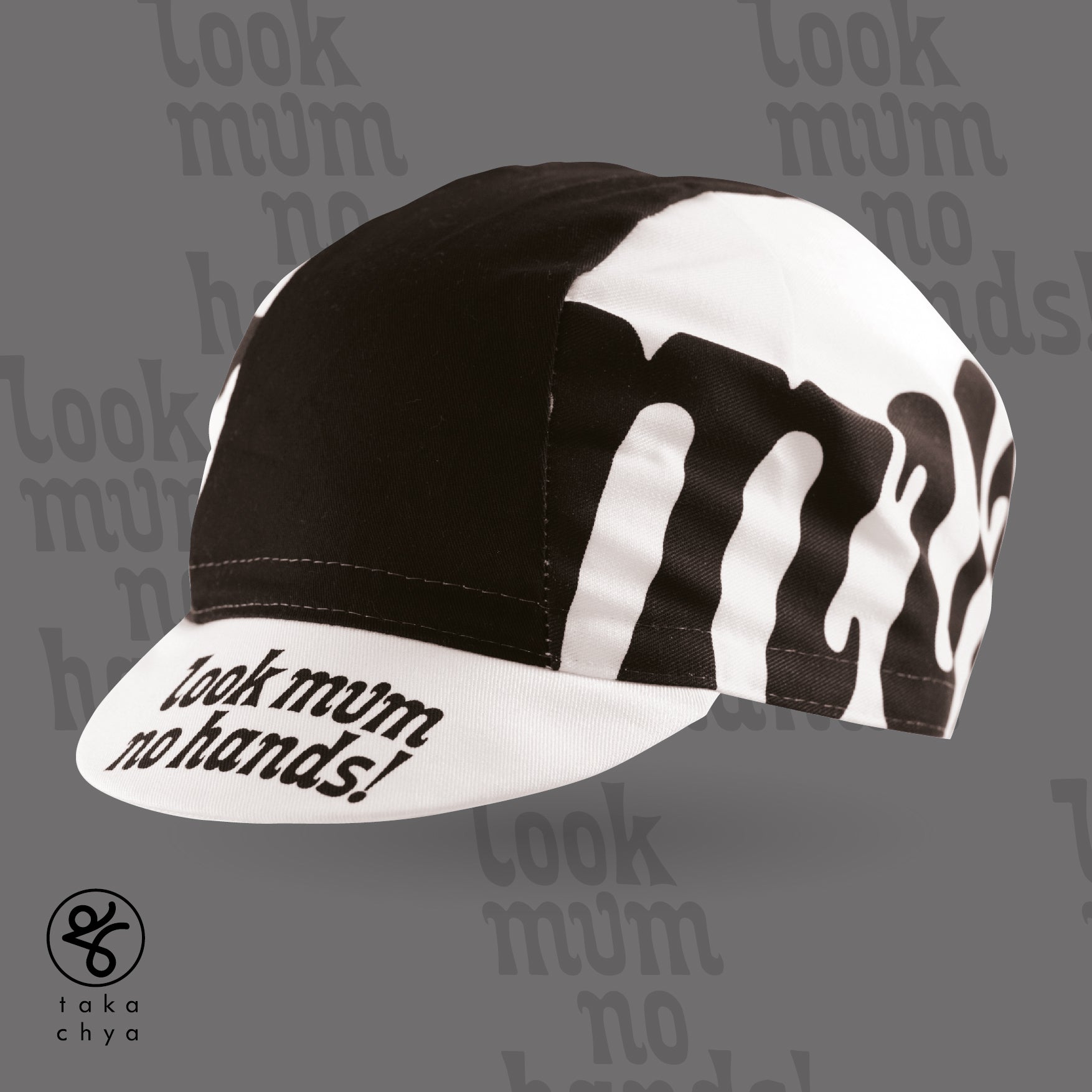 LMNH Big Black Letters Cycling Cap takachya.cc
