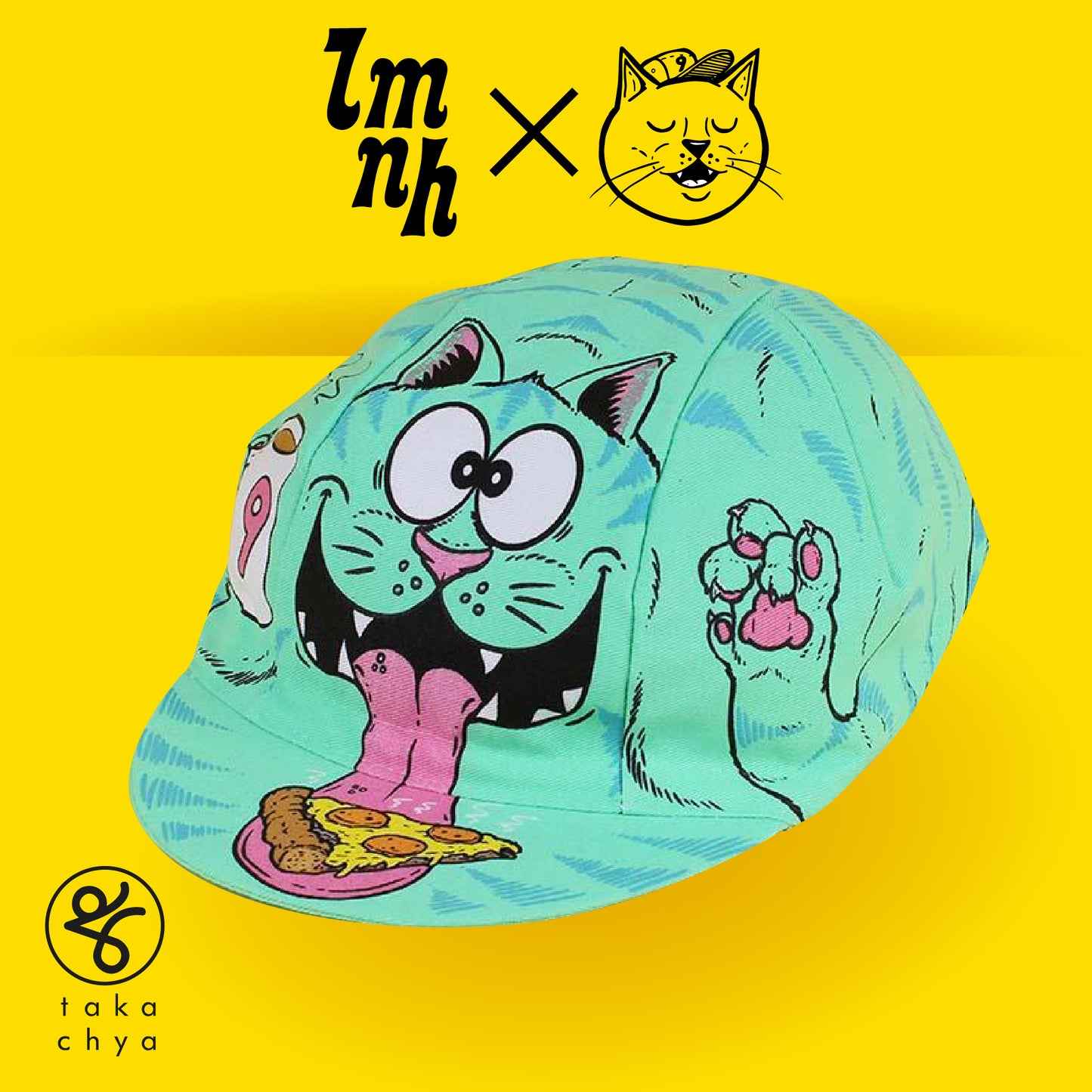 LMNH Pizza Cat Cycling Cap