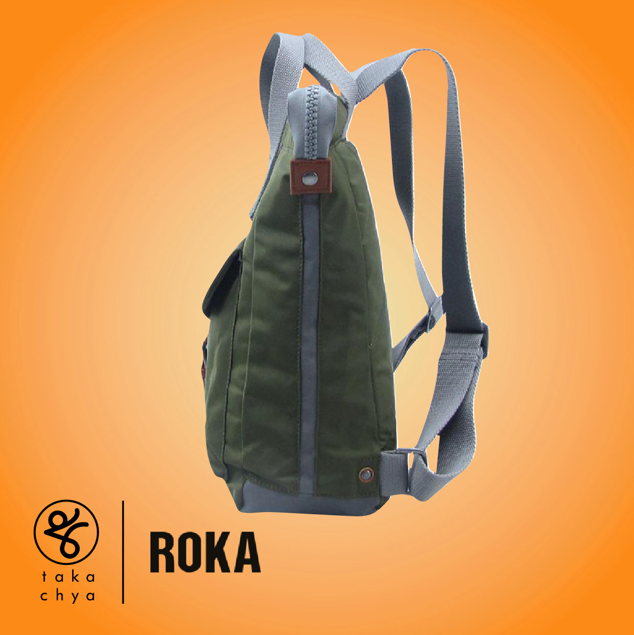 Roka Bantry C Stripe Medium Military