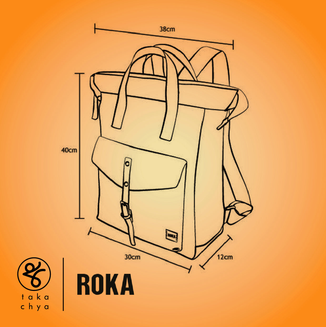Roka Bantry C Stripe Medium Military