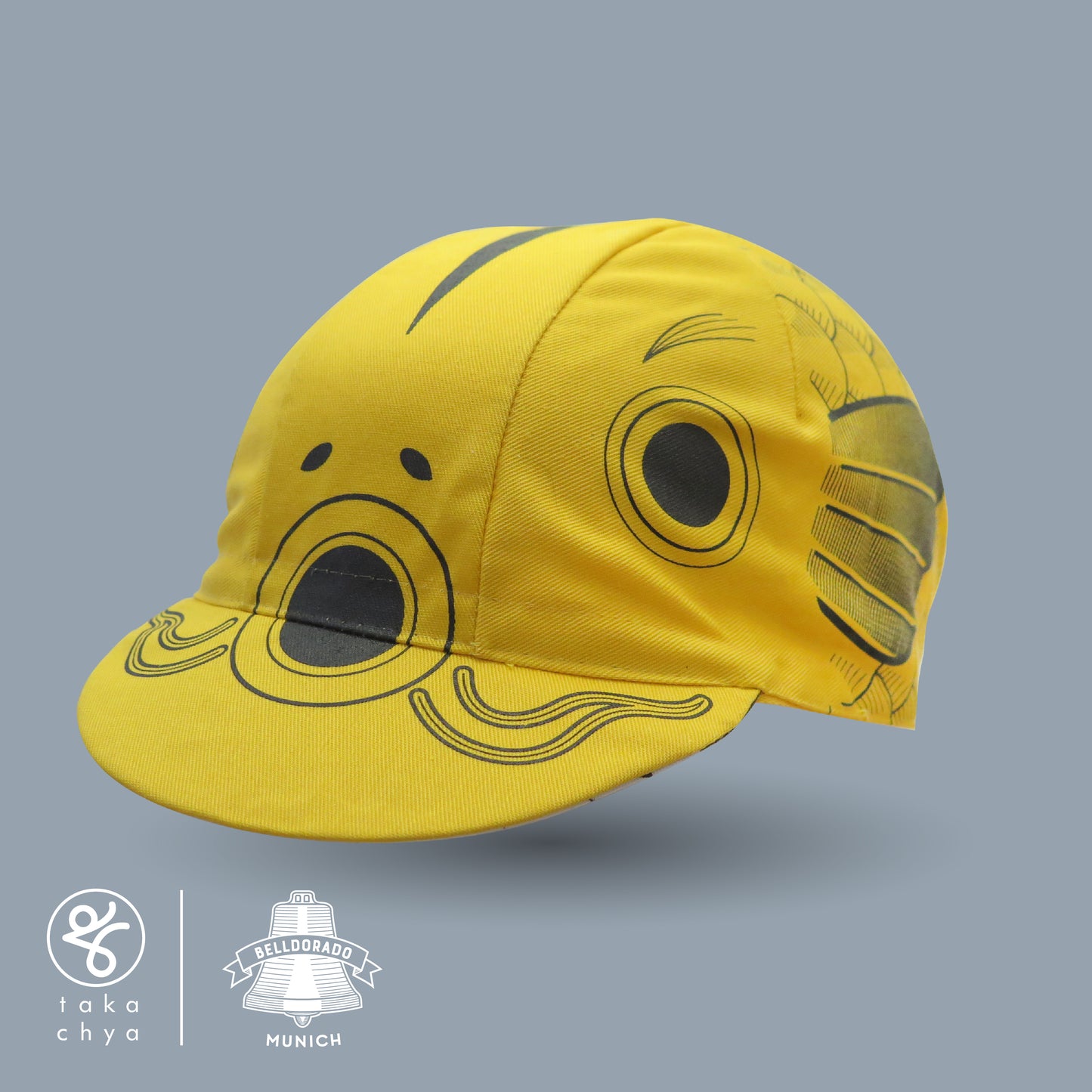 Belldorado Munchen x Koinobori Yellow Cycling Cap