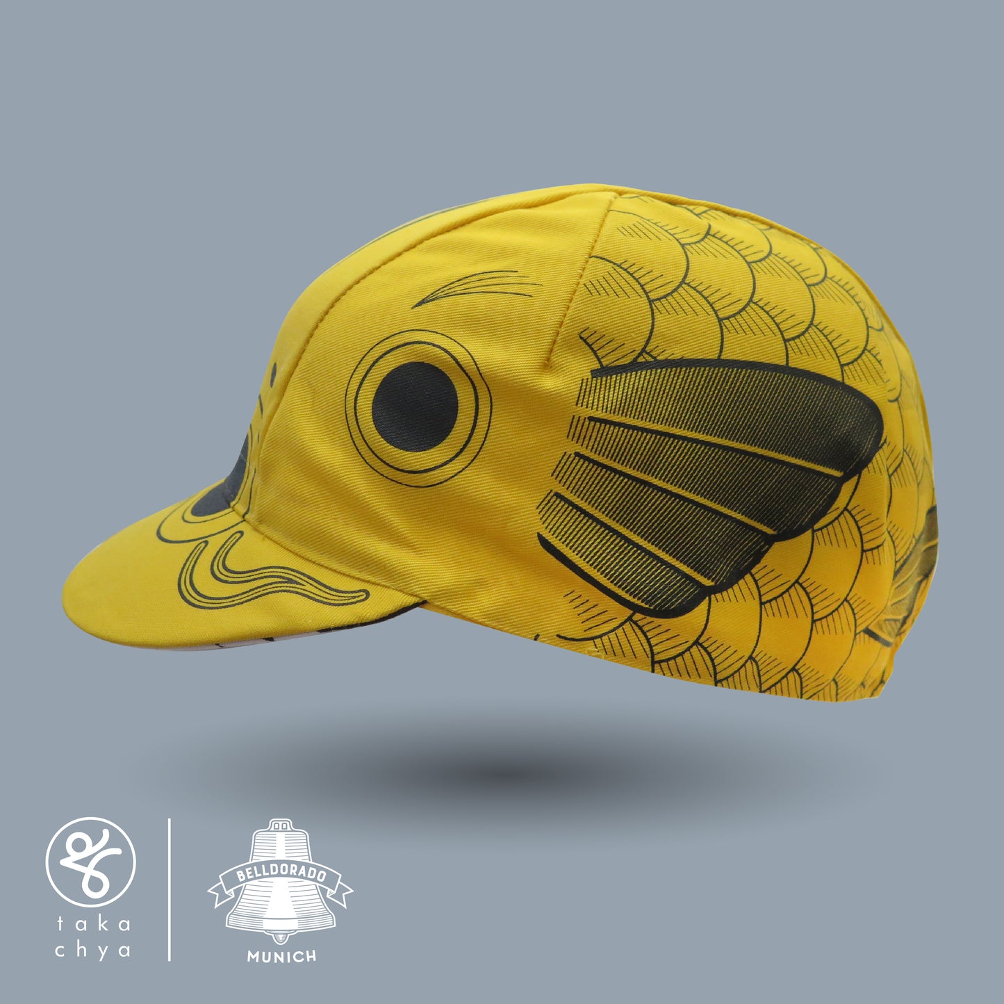 Belldorado Munchen x Koinobori Yellow Cycling Cap