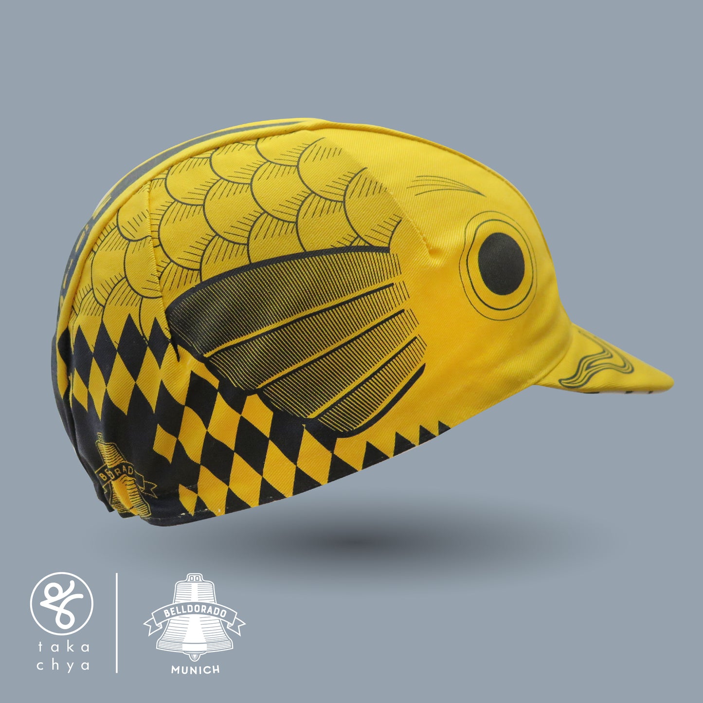 Belldorado Munchen x Koinobori Yellow Cycling Cap