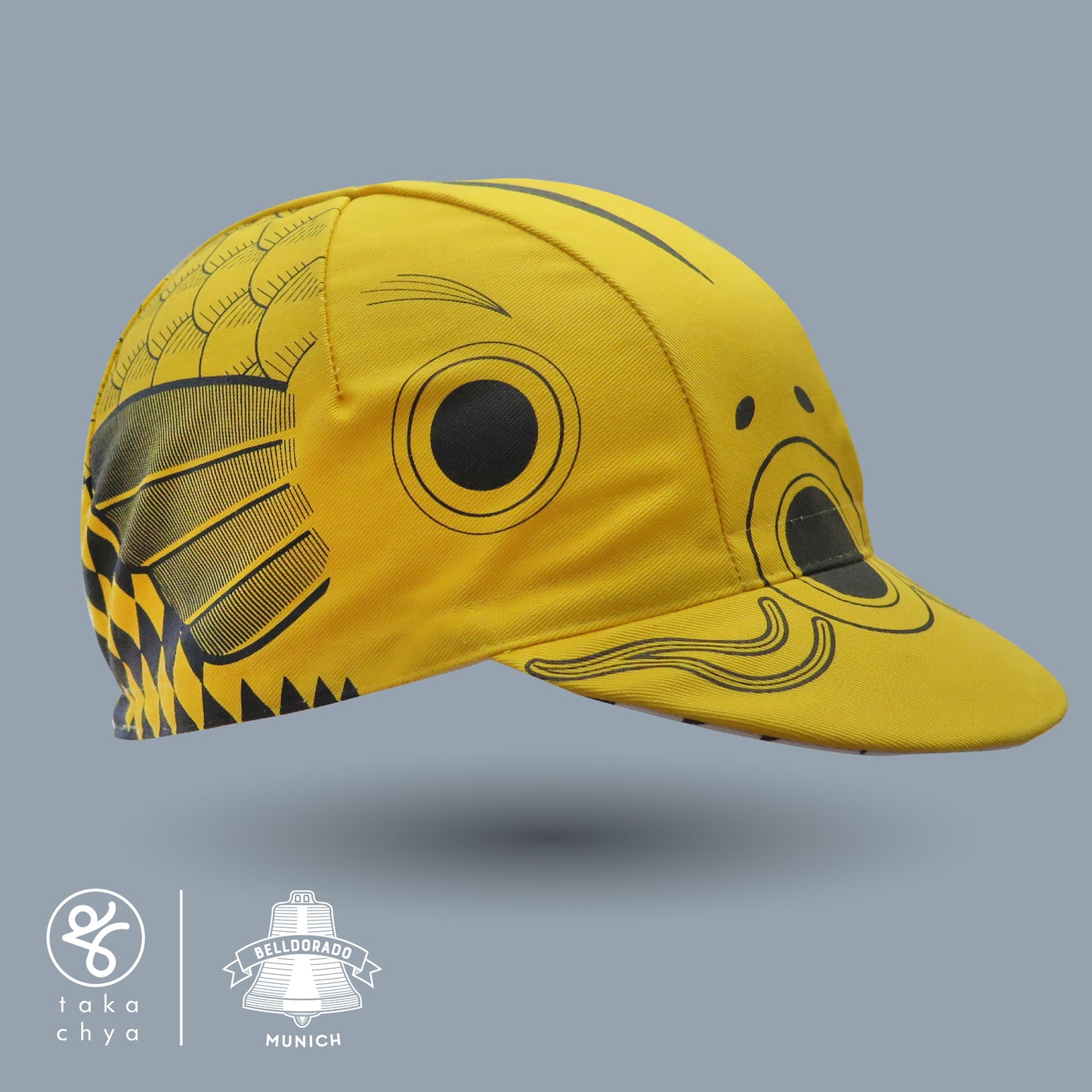Belldorado Munchen x Koinobori Yellow Cycling Cap