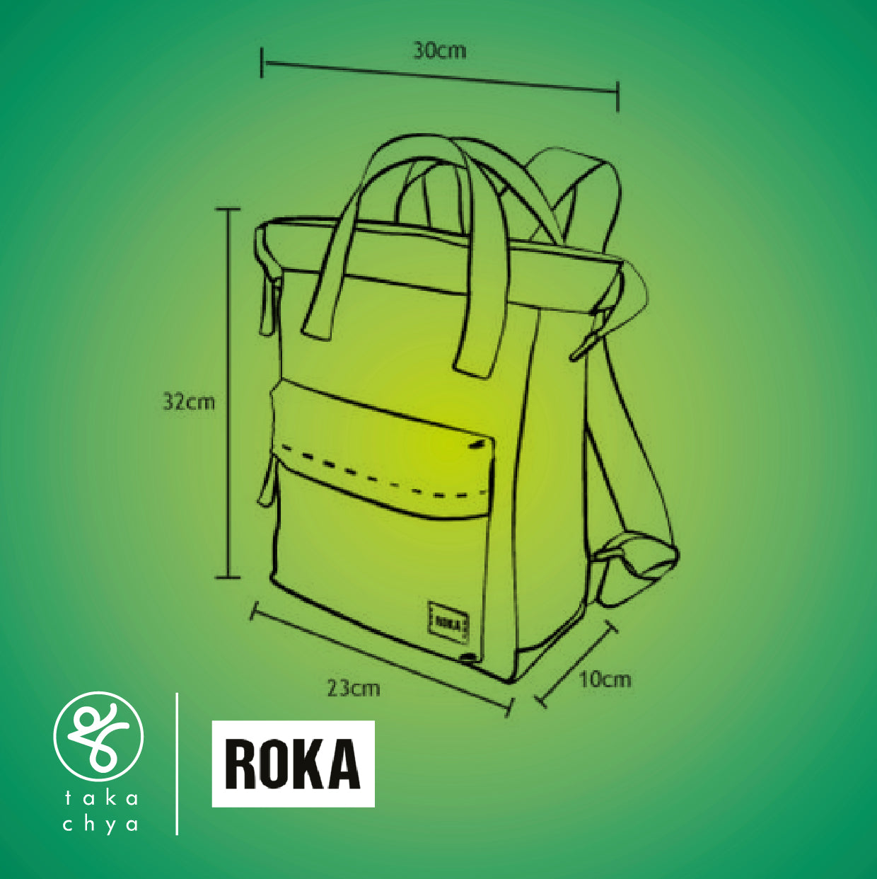 Roka Bantry B Small Orange Backpack