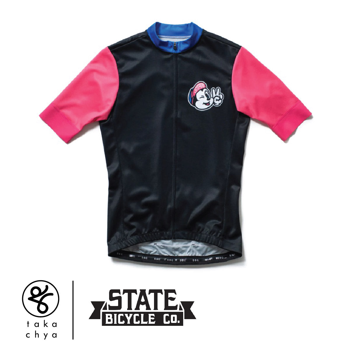 STATE BICYCLE CO. - "RELAX.." JERSEY - SUSTAINABLE CLOTHING COLLECTION (BLACK)