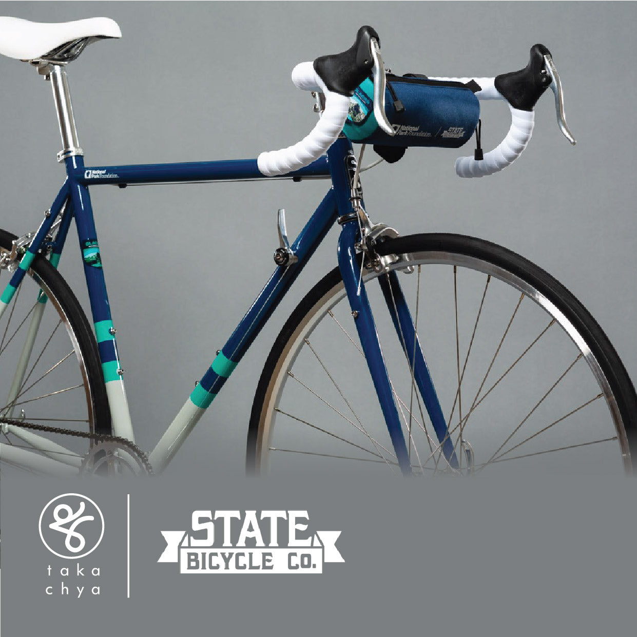 STATE BICYCLE CO. X NATIONAL PARK FOUNDATION - ALL-ROAD HANDLEBAR BAG - GLACIER