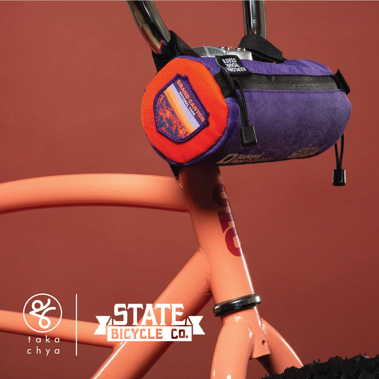 STATE BICYCLE CO. X NATIONAL PARK FOUNDATION - ALL-ROAD HANDLEBAR BAG - GRAND CANYON