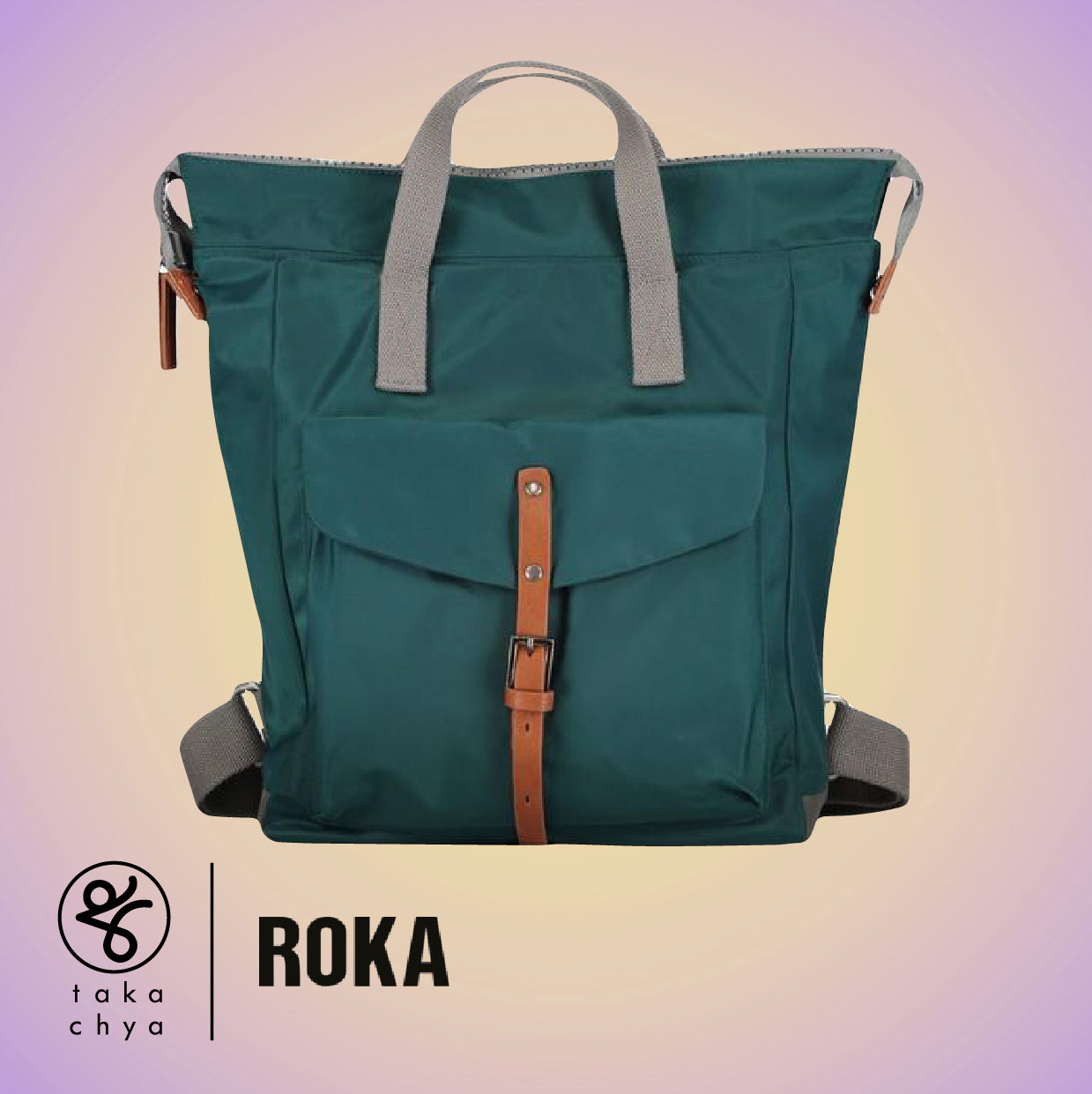 Roka Bantry C Stripe Medium Teal