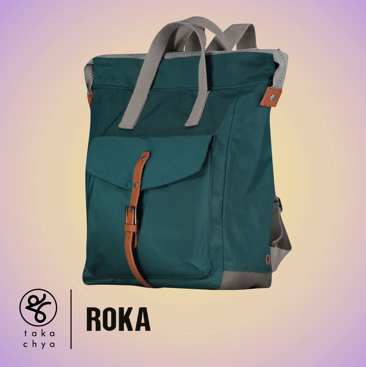 Roka Bantry C Stripe Medium Teal