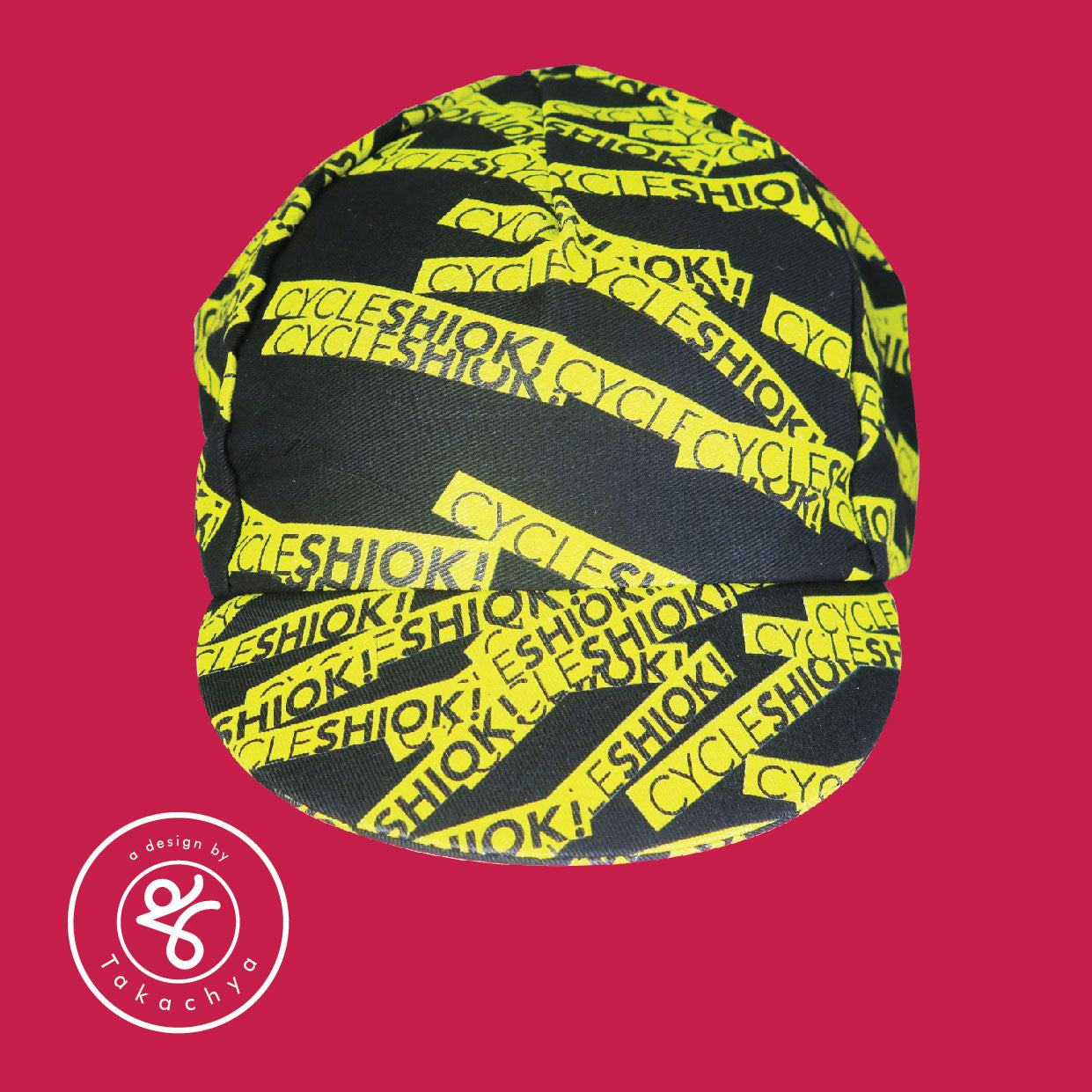 Cycle Shiok 2.0 Black - A Design by Takachya Cycling Cap