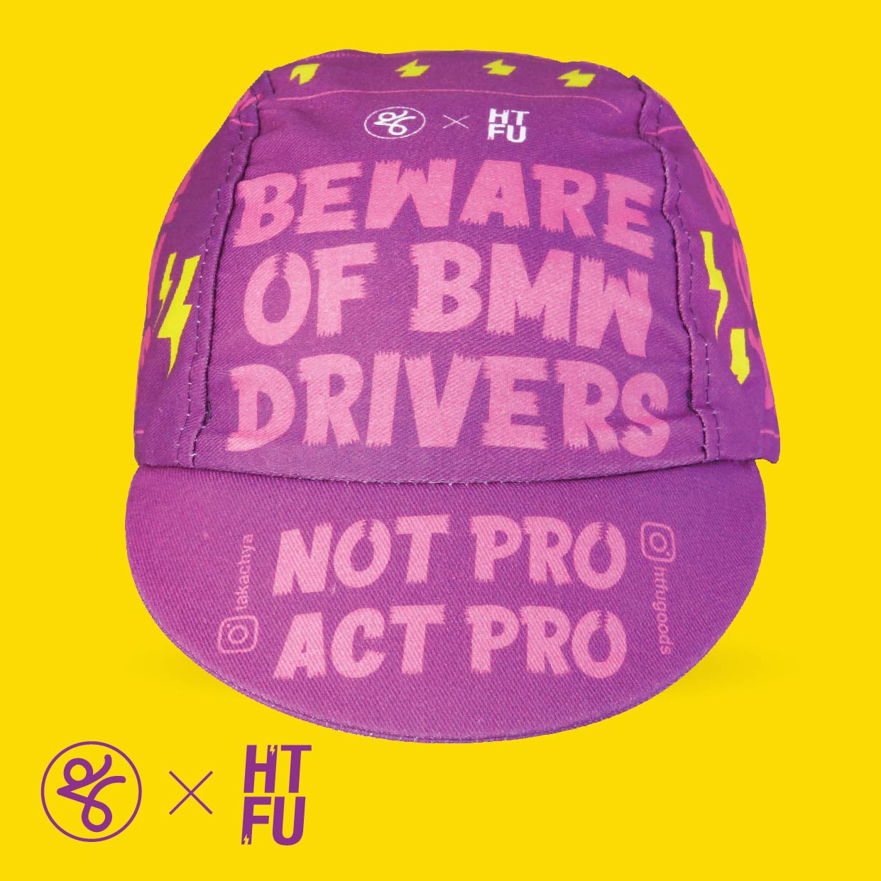 BEWARE OF BMW DRIVERS - Takachya X HTFU Cycling Cap