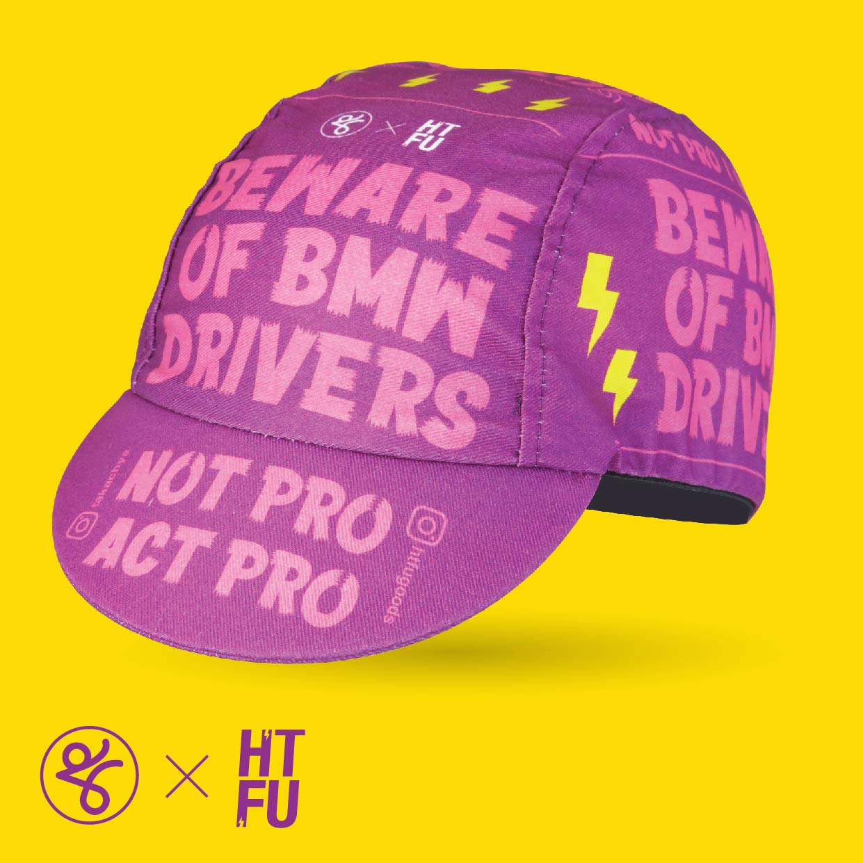 BEWARE OF BMW DRIVERS - Takachya X HTFU Cycling Cap