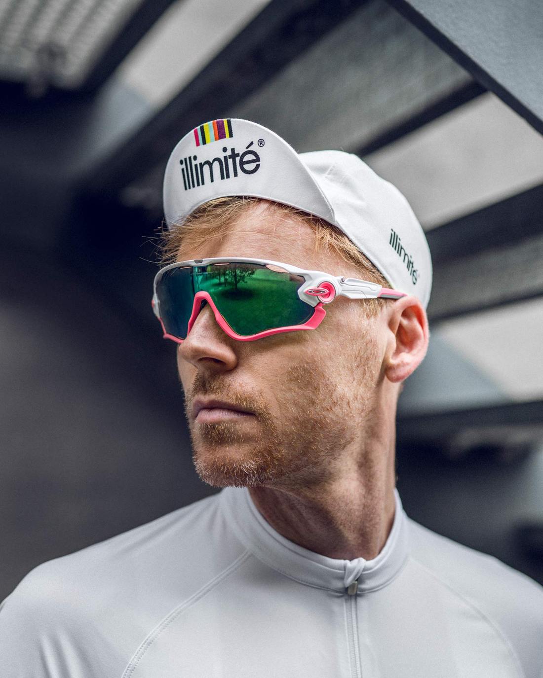 ILLIMITE White Funk Cycling Cap