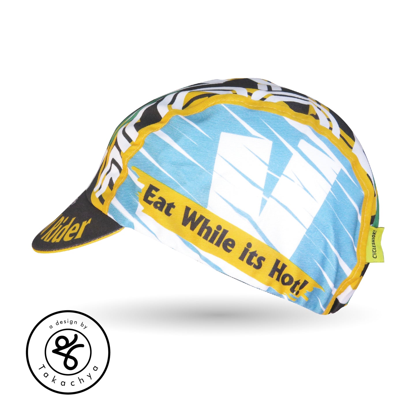 I am Fast Food Rider - A Design by Takachya Cycling Cap