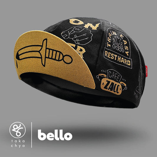 Jolly Rogers Black Bello Cycling Cap