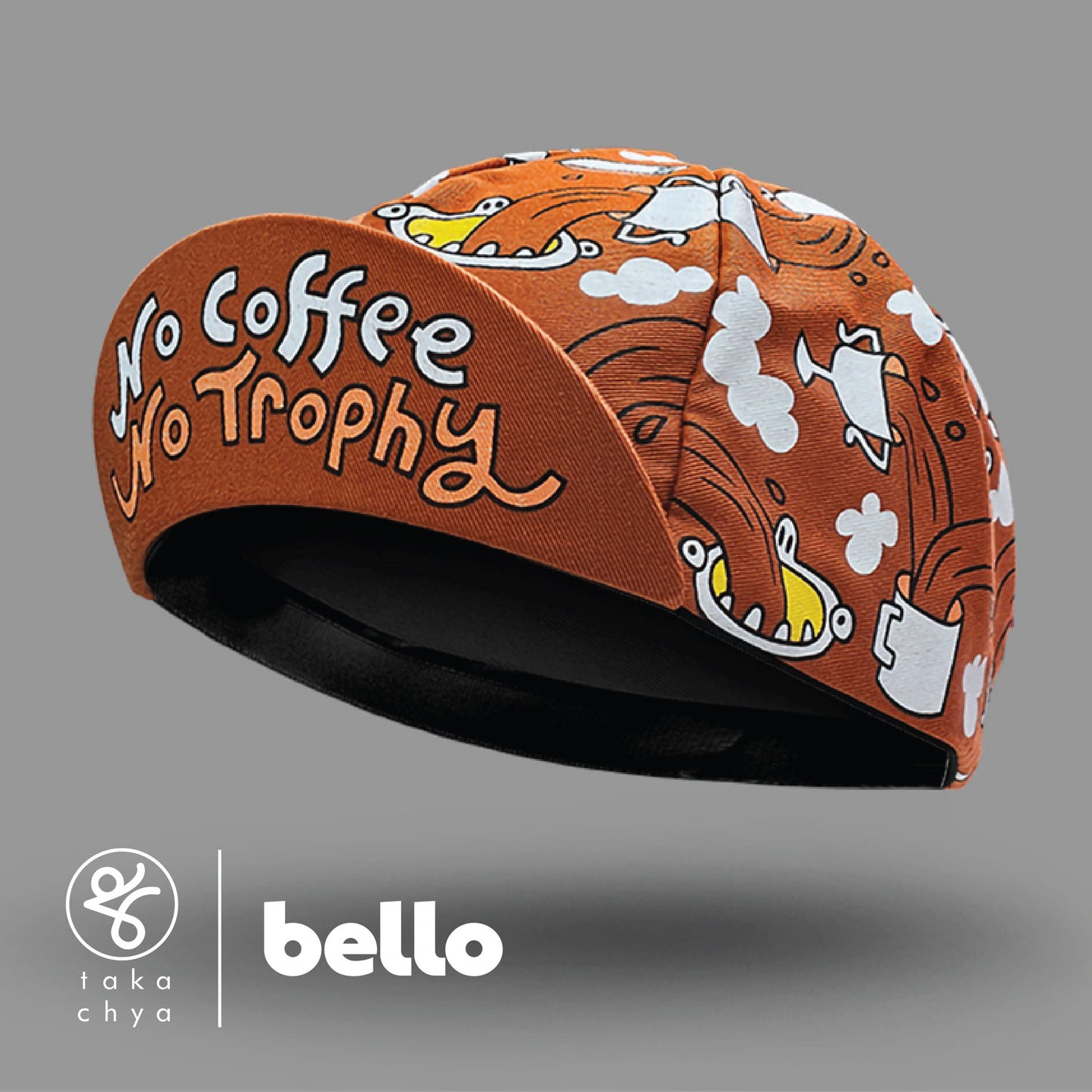 No Coffee No Trophy Bello Cycling Cap