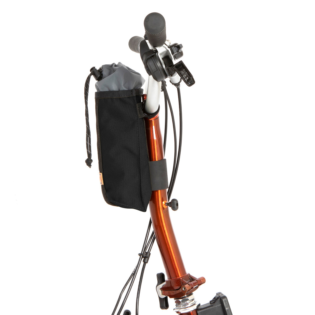 Restrap City Stem Bag Black [Folding Bikes Compatible]