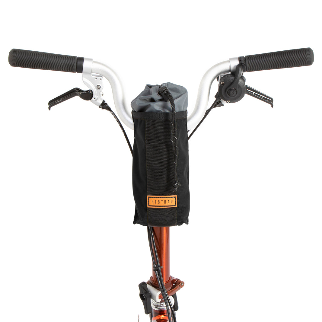 Restrap City Stem Bag Black [Folding Bikes Compatible]