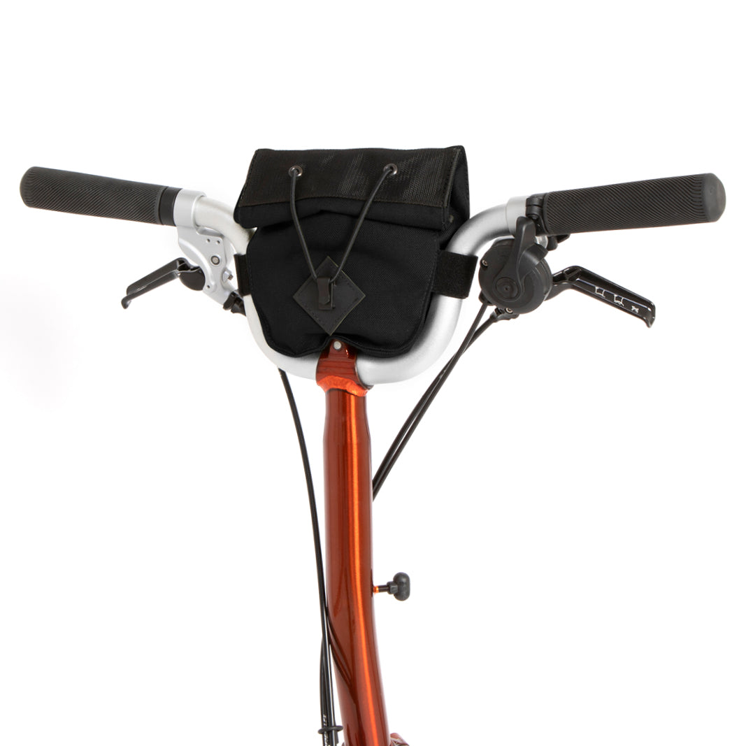 Restrap City Bar Bag Black [Folding Bikes Compatible]