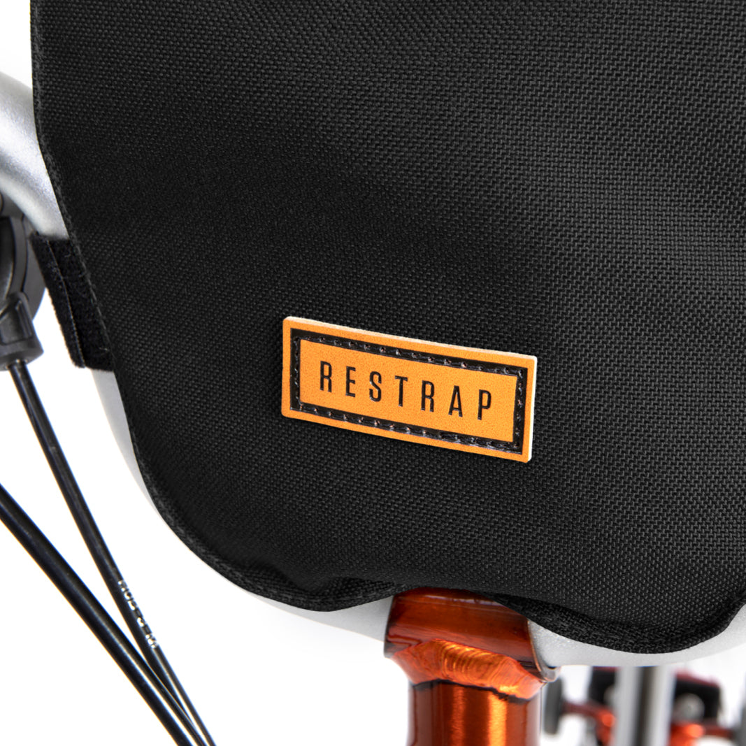 Restrap City Bar Bag Black [Folding Bikes Compatible]