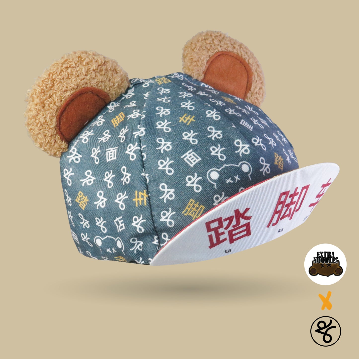 EXTRA NOODLES X TKC MONOGRAM CYCLING CAP