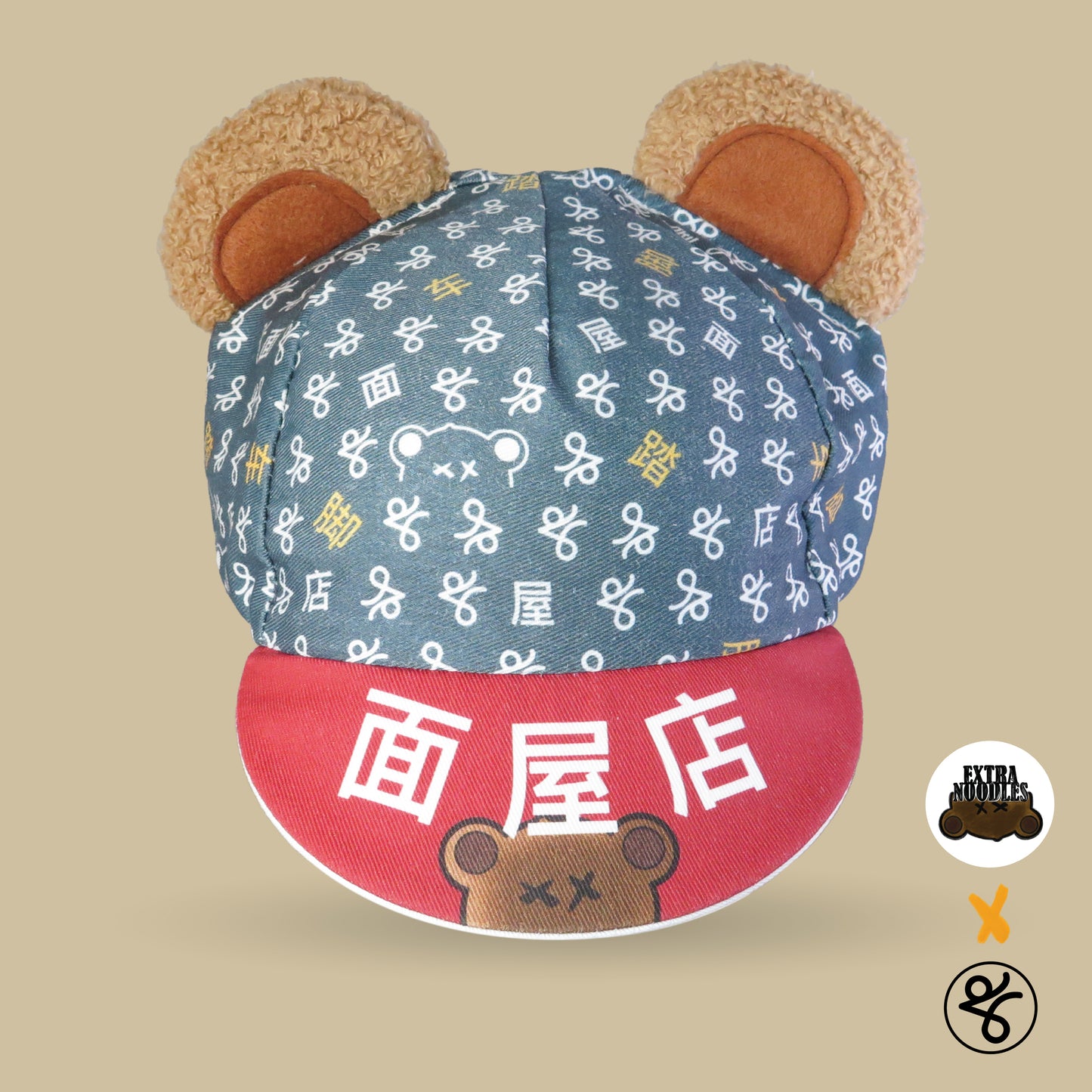 EXTRA NOODLES X TKC MONOGRAM CYCLING CAP