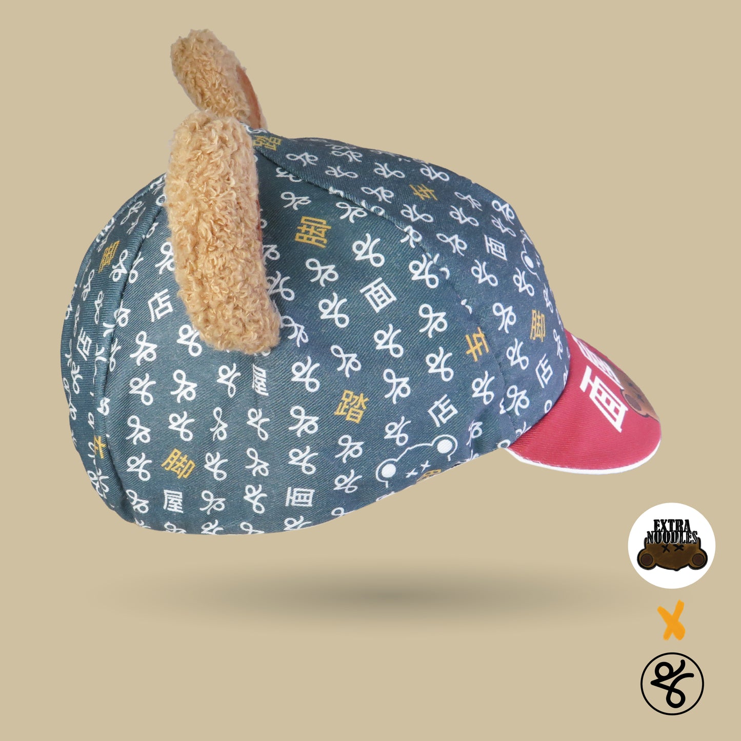 EXTRA NOODLES X TKC MONOGRAM CYCLING CAP