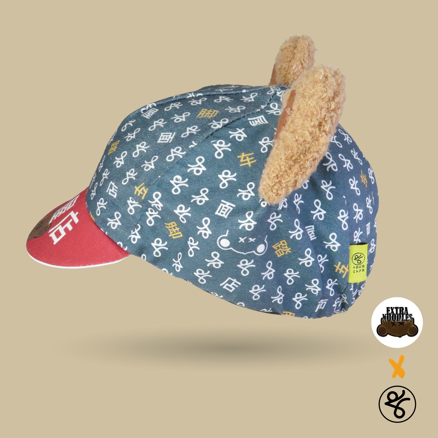 EXTRA NOODLES X TKC MONOGRAM CYCLING CAP