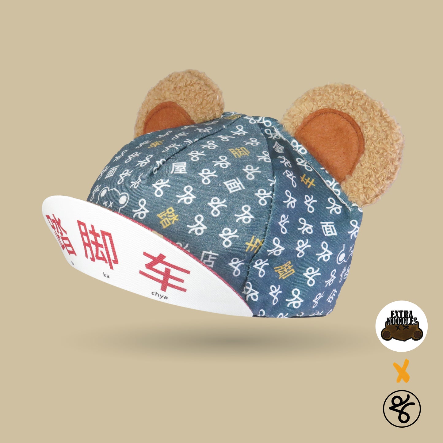 EXTRA NOODLES X TKC MONOGRAM CYCLING CAP