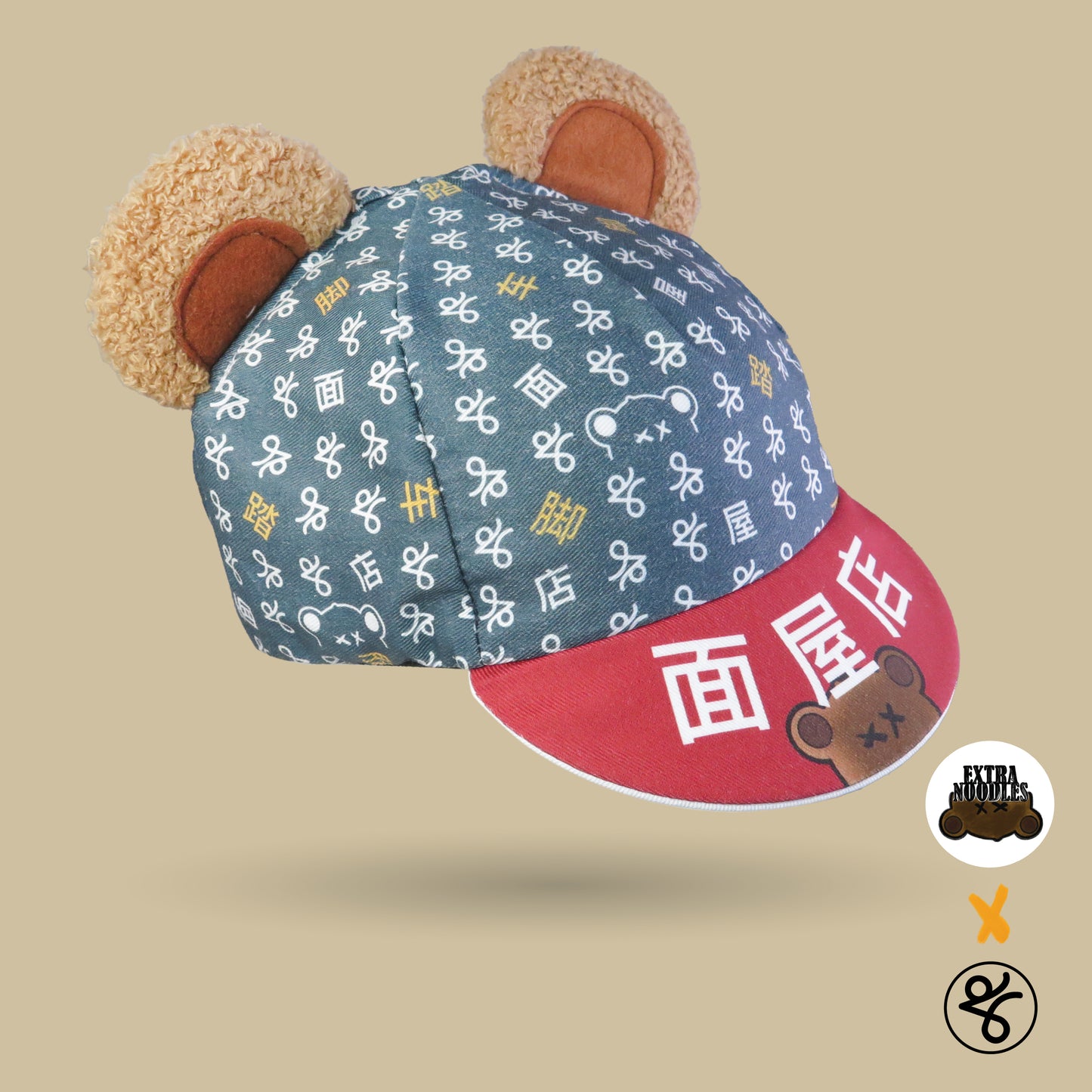 EXTRA NOODLES X TKC MONOGRAM CYCLING CAP