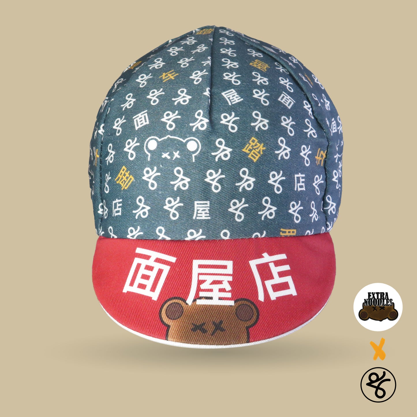 EXTRA NOODLES X TKC MONOGRAM CYCLING CAP