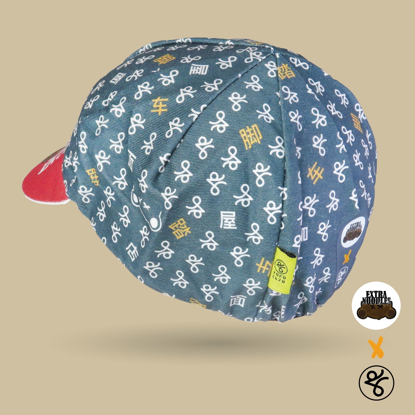 EXTRA NOODLES X TKC MONOGRAM CYCLING CAP