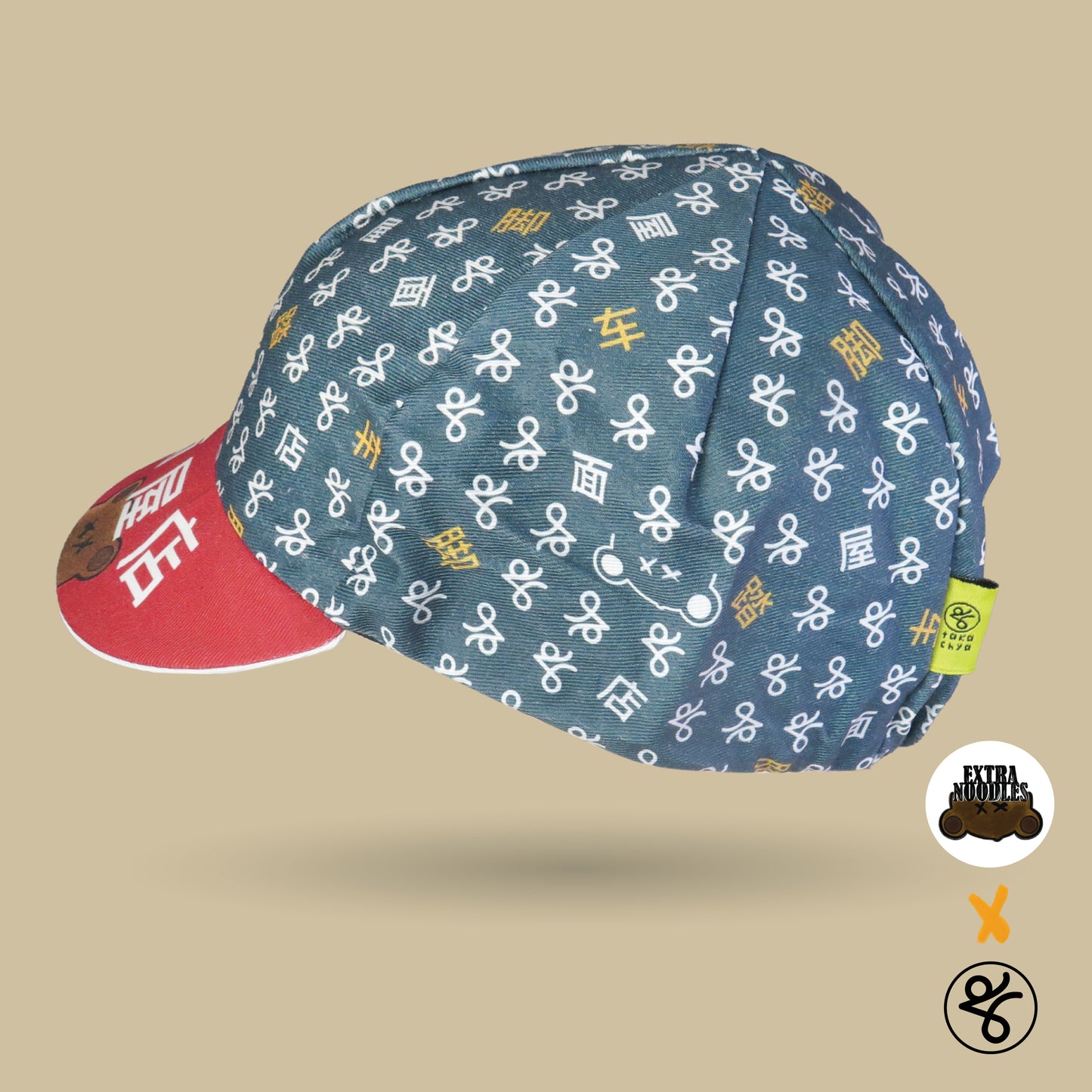 EXTRA NOODLES X TKC MONOGRAM CYCLING CAP