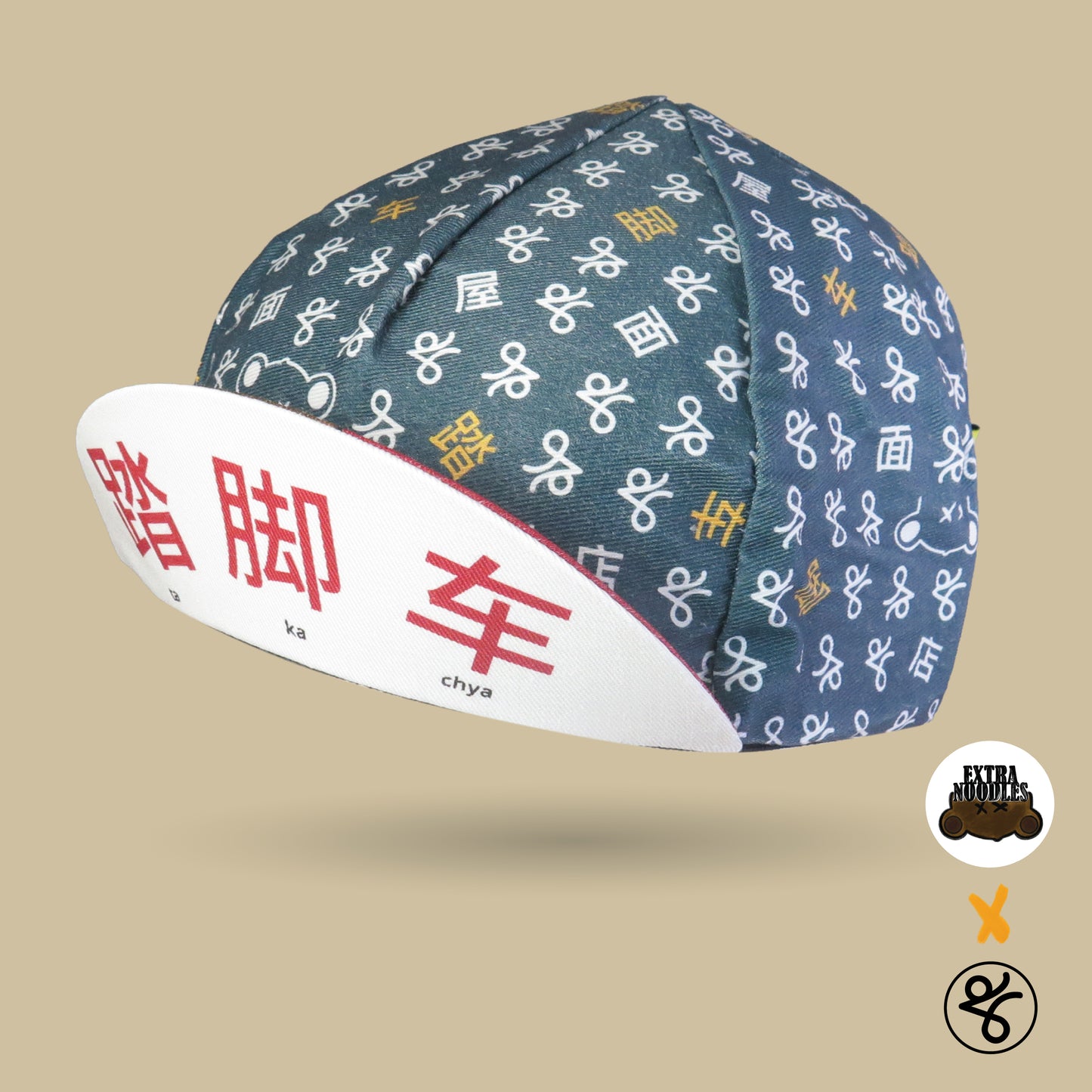 EXTRA NOODLES X TKC MONOGRAM CYCLING CAP