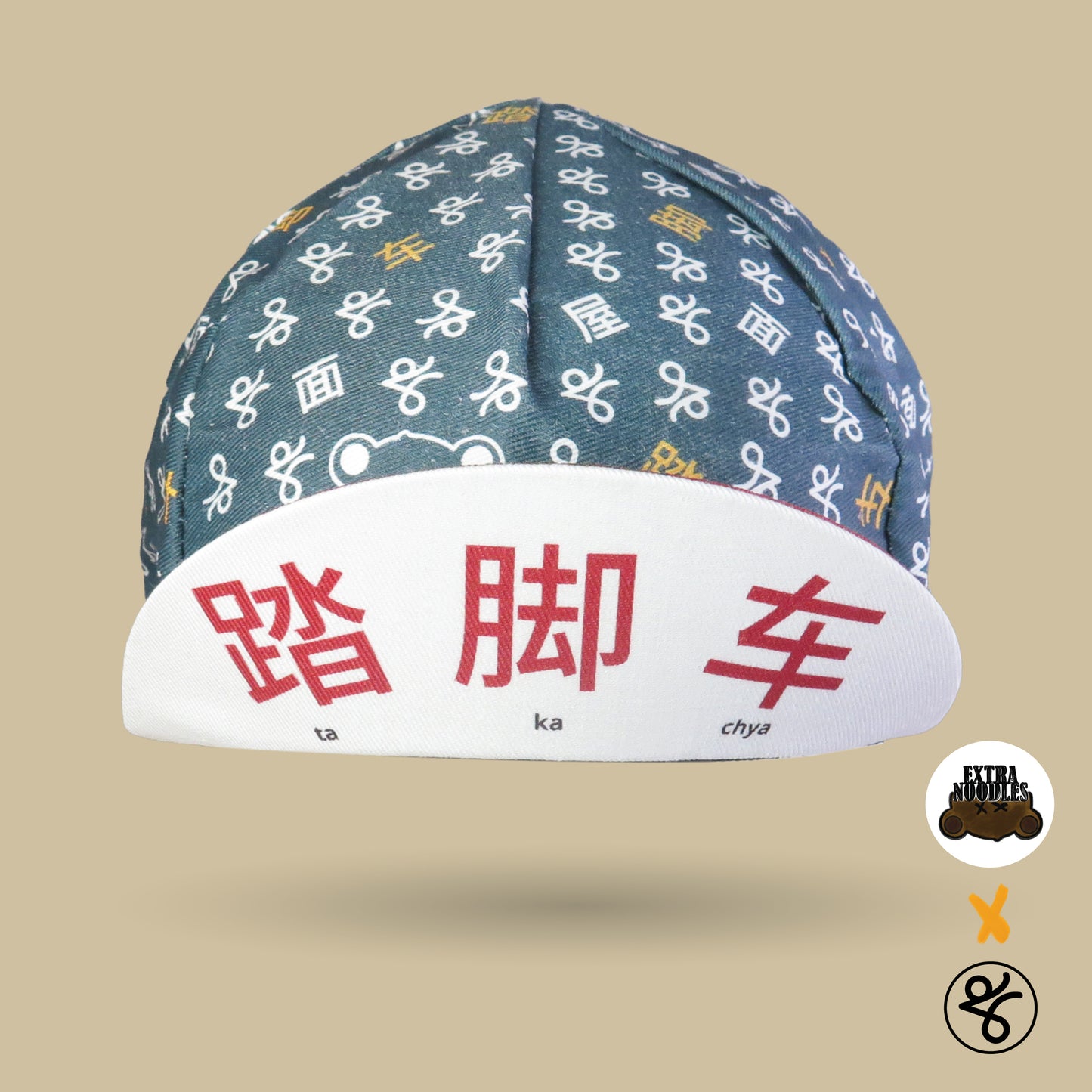 EXTRA NOODLES X TKC MONOGRAM CYCLING CAP