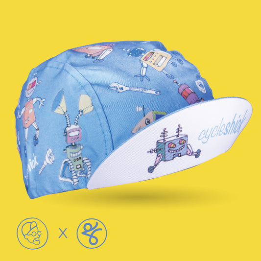 Faizalcaricatures x TKC Blue Robots Cycling Cap