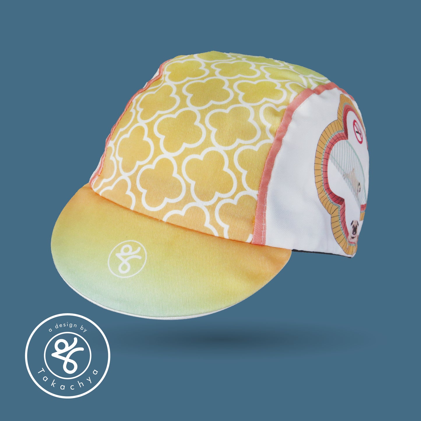 Voideck Pug - A Design by Takachya Cycling Cap