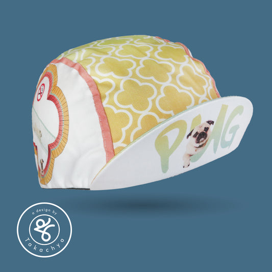 Voideck Pug - A Design by Takachya Cycling Cap