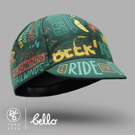I Ride For It All by Jake Brewer - Bello Cyclist Designer Collaboration Cycling Cap